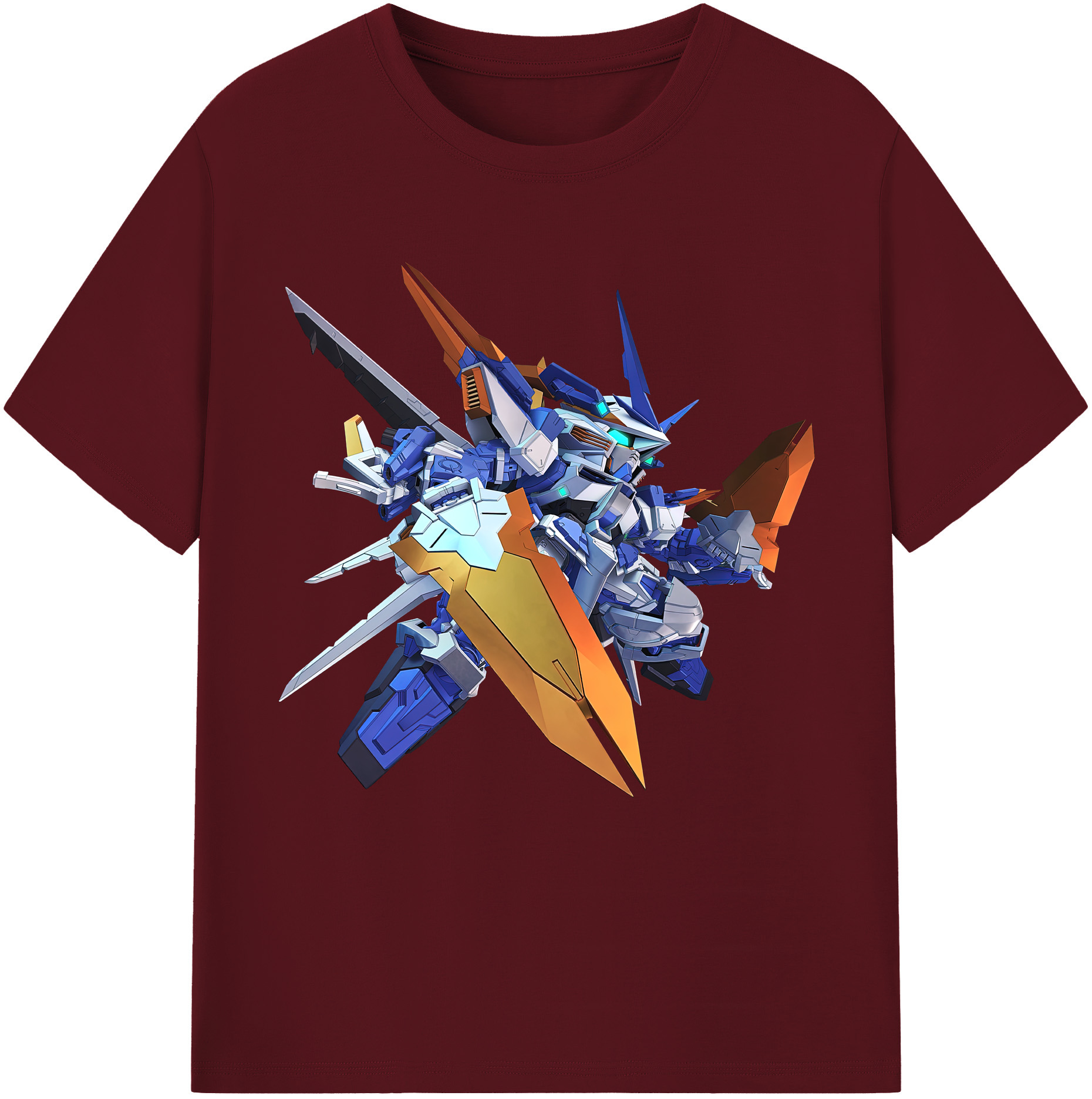 （画像用） 機動戦士ガンダム Mobile Suit Gundam 綿100％半袖Tシャツ（フロントプリント）